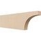Ekena Millwork 2in. W x 6in. H x 20in. L Huntington Woodgrain TimberThane Rafter Tail, Primed Tan RFTUR02X06X20HUNRCPR - alternate 1